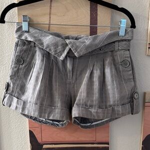 WESC Women's Pleated Cuffed Shorts